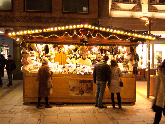 Bancarella mercatino di Natale